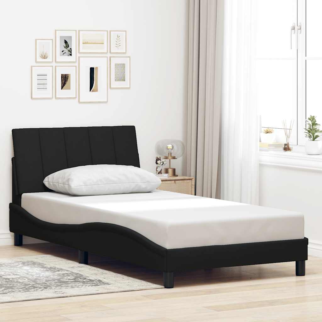 Giroletto senza Materasso Hanko Nero 100x200 cm in Tessuto | homemem39