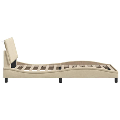 Giroletto senza Materasso Hanko Crema 100x200 cm in Tessuto - homemem39