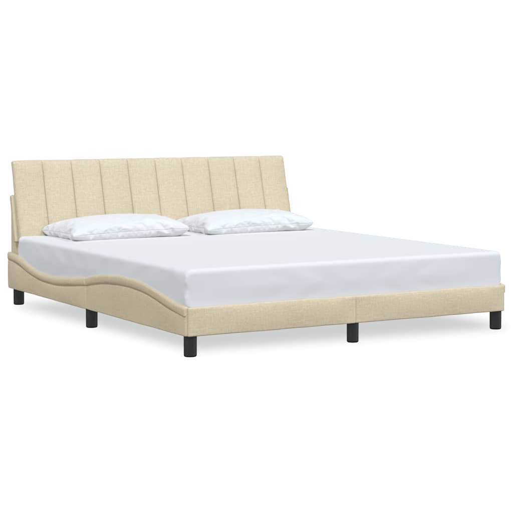 Giroletto senza Materasso Hanko Crema 180x200 cm in Tessuto | homemem39