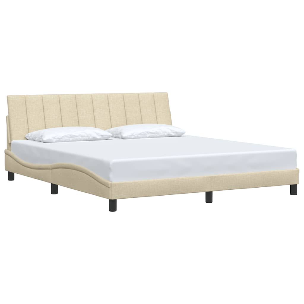 Giroletto senza Materasso Hanko Crema 180x200 cm in Tessuto | homemem39