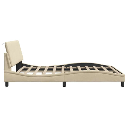 Giroletto senza Materasso Hanko Crema 180x200 cm in Tessuto | homemem39