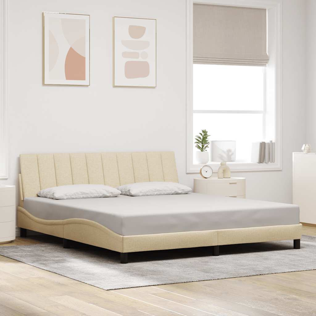 Giroletto senza Materasso Hanko Crema 180x200 cm in Tessuto | homemem39