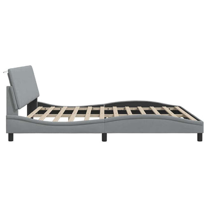 Giroletto senza Materasso Hanko Grigio Chiaro 200x200 cm Tessuto | homemem39