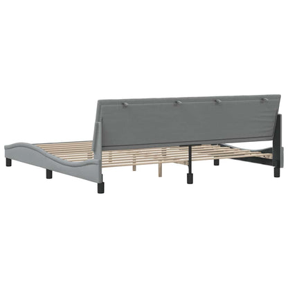 Giroletto senza Materasso Hanko Grigio Chiaro 200x200 cm Tessuto | homemem39