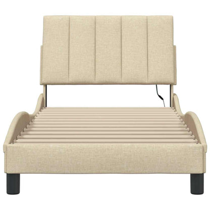 Giroletto senza Materasso Hanko Crema 80x200 cm in Tessuto | homemem39