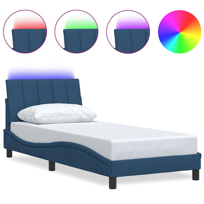 Giroletto senza Materasso Blu 80x200 cm in Tessuto - homemem39