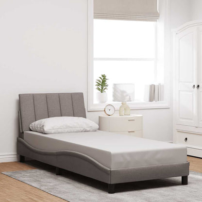 Giroletto senza Materasso Hanko Tortora 90x190 cm Tessuto