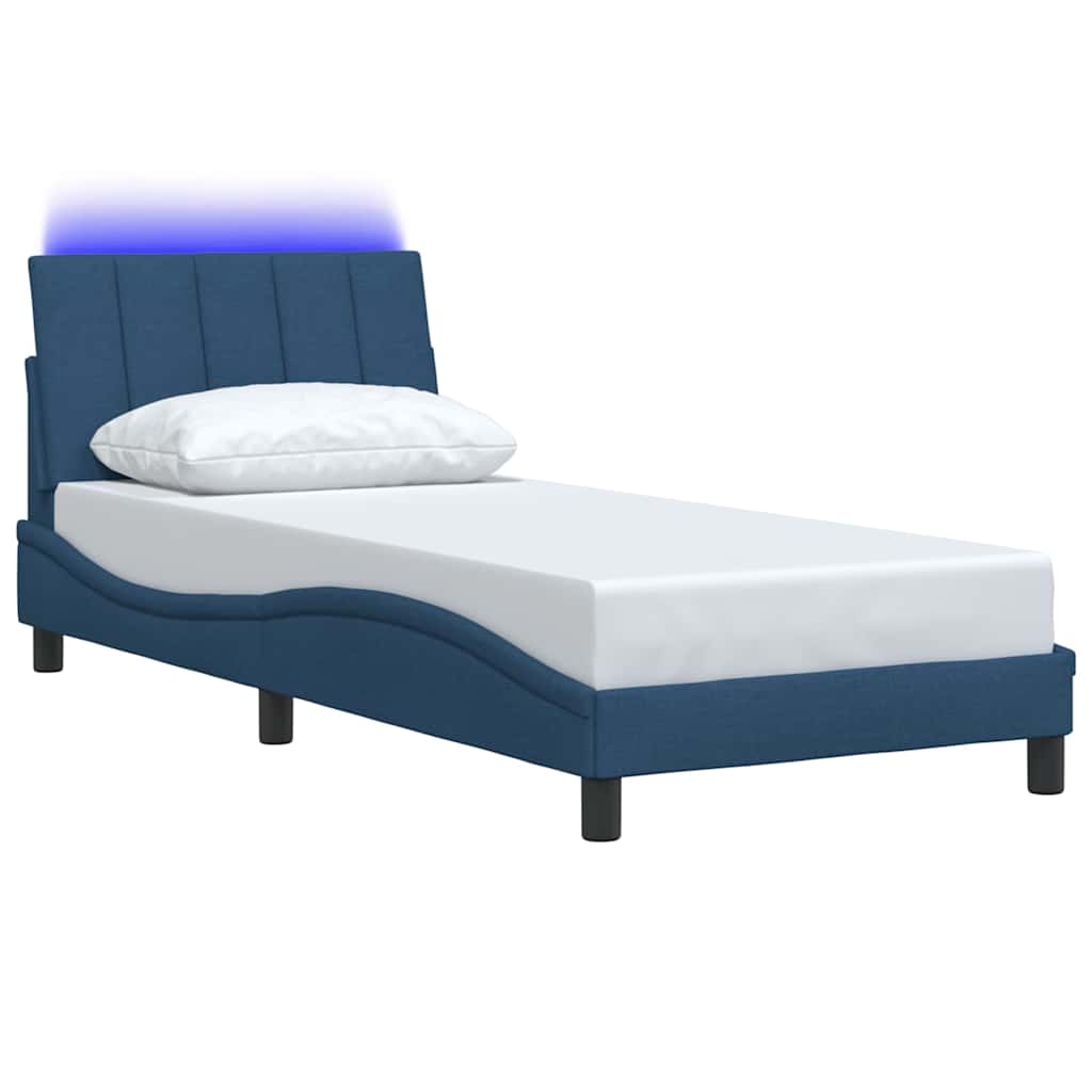 Giroletto senza Materasso Hanko Blu 90x190 cm in Tessuto | homemem39