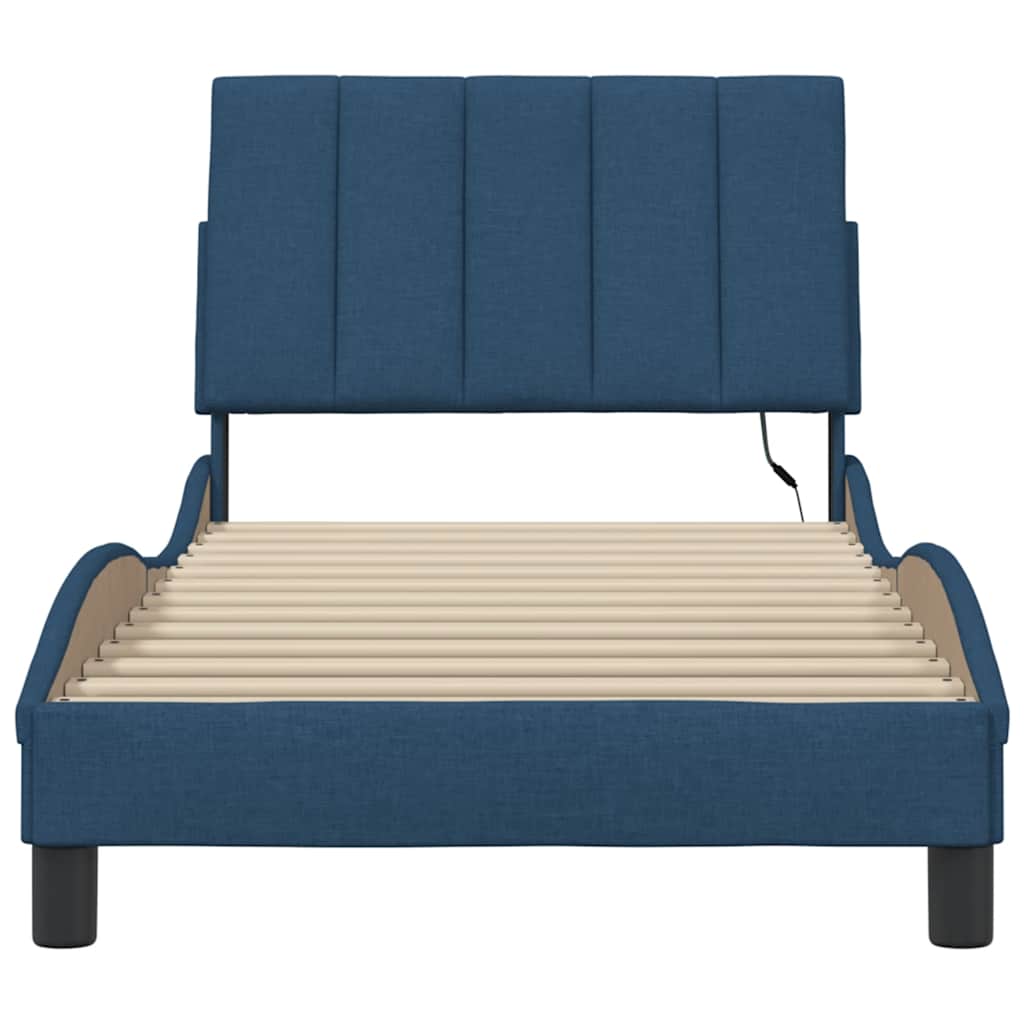 Giroletto senza Materasso Hanko Blu 90x190 cm in Tessuto | homemem39