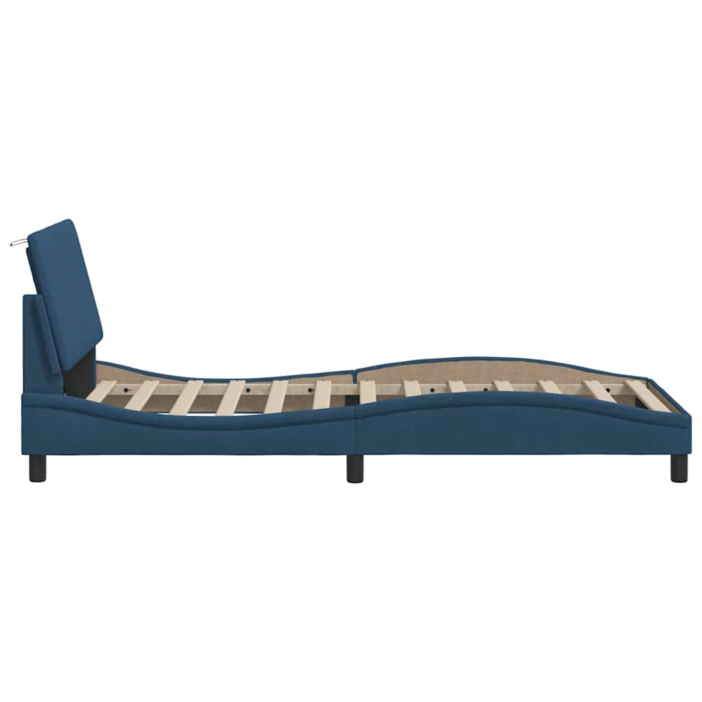 Giroletto senza Materasso Hanko Blu 90x190 cm in Tessuto | homemem39