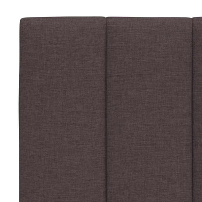 Giroletto senza Materasso Hanko Marrone Scuro 90x200 cm Tessuto
