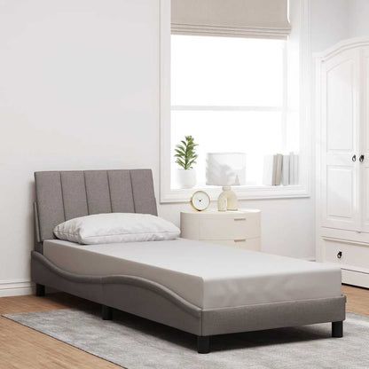 Giroletto senza Materasso Hanko Tortora 90x200 cm Tessuto