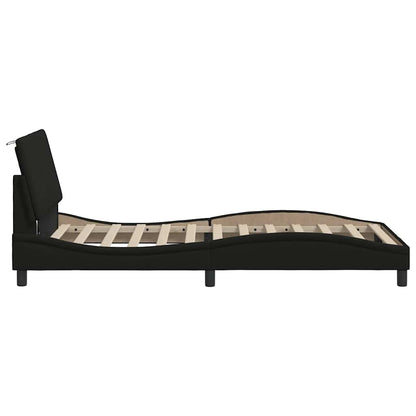 Giroletto senza Materasso Hanko Nero 100x200 cm in Tessuto | homemem39