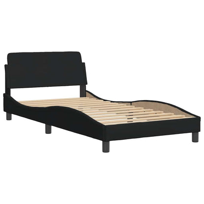 Giroletto senza Materasso Hanko Nero 100x200 cm in Tessuto