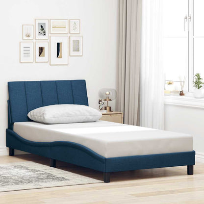 Giroletto senza Materasso Hanko Blu 100x200 cm in Tessuto