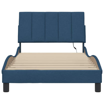 Giroletto senza Materasso Hanko Blu 100x200 cm in Tessuto