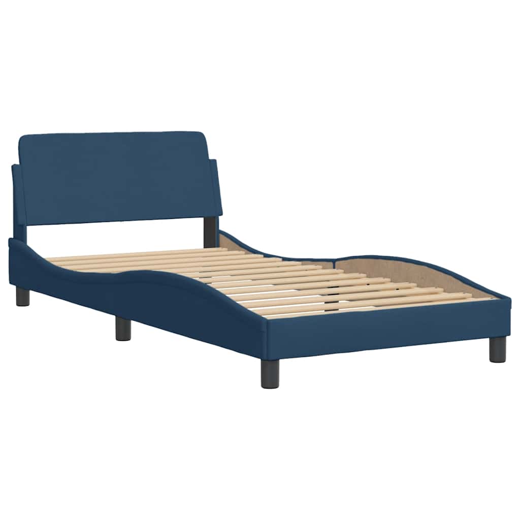 Giroletto senza Materasso Hanko Blu 100x200 cm in Tessuto
