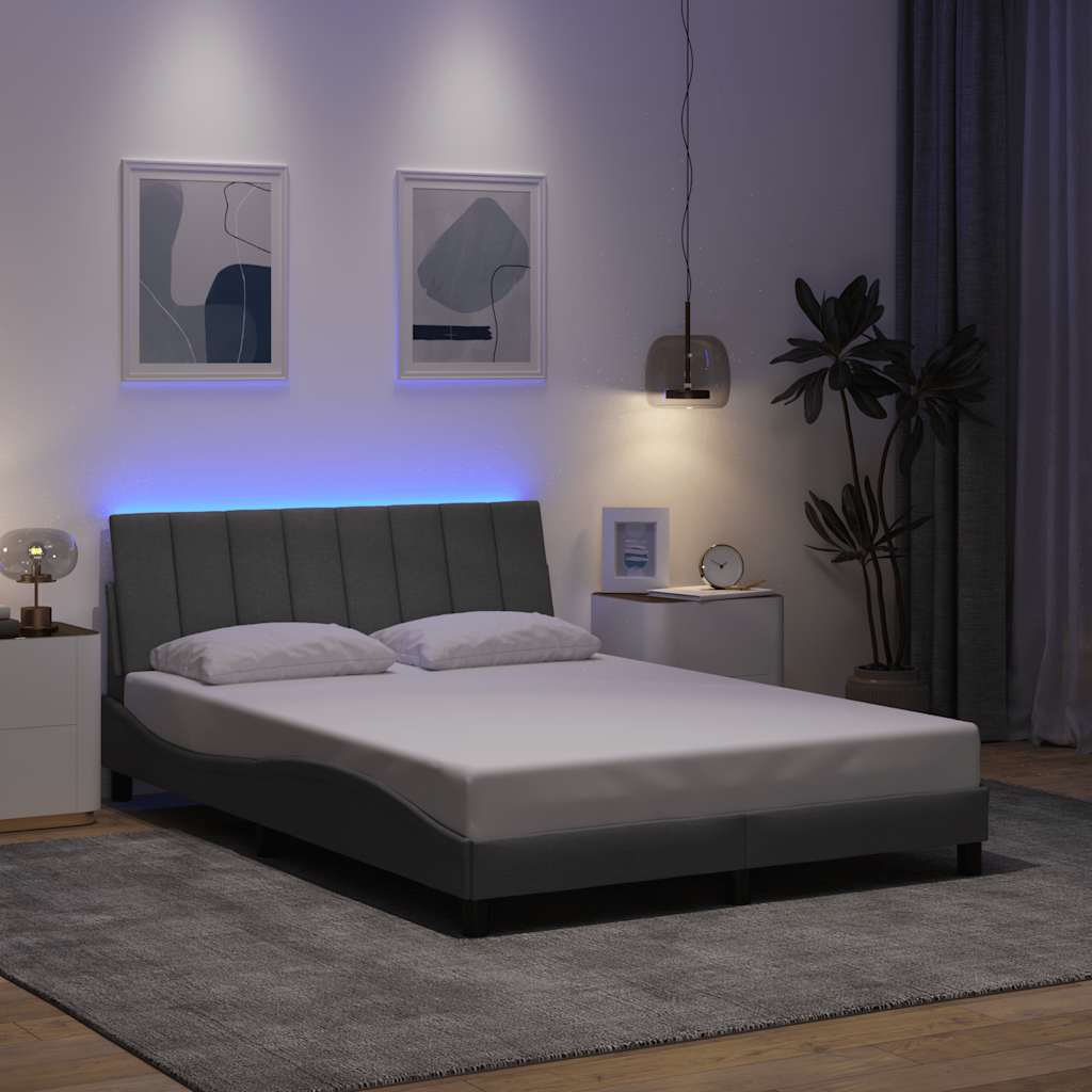 Giroletto senza Materasso Hanko Grigio Chiaro 120x200cm Tessuto