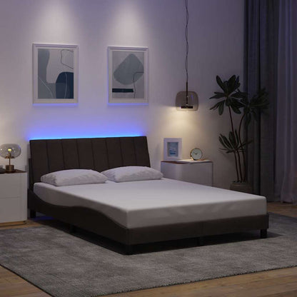 Giroletto senza Materasso Hanko Marrone Scuro 120x200cm Tessuto