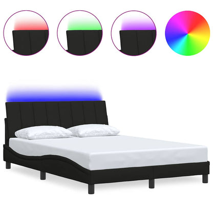 Giroletto senza Materasso Hanko Nero 140x190 cm in Tessuto - homemem39