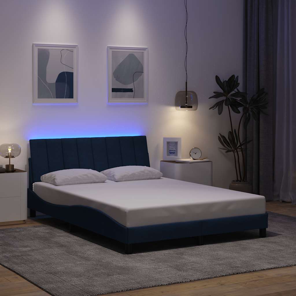 Giroletto senza Materasso Hanko Blu 140x190 cm in Tessuto | homemem39