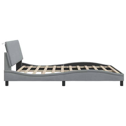 Giroletto senza Materasso Hanko Grigio Chiaro 180x200cm Tessuto