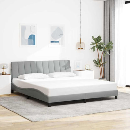 Giroletto senza Materasso Hanko Grigio Chiaro 180x200cm Tessuto