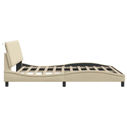 Giroletto senza Materasso Hanko Crema 180x200 cm in Tessuto | homemem39