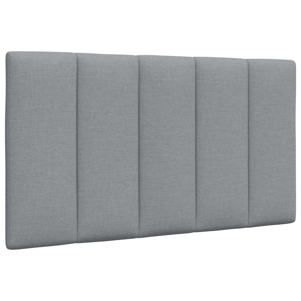 Letto con Materasso Hanko Grigio Chiaro 80x200 cm in Tessuto - homemem39