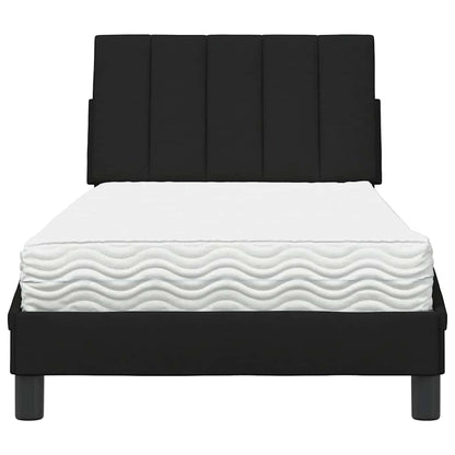 Letto con Materasso Nero 80x200 cm in Tessuto - homemem39