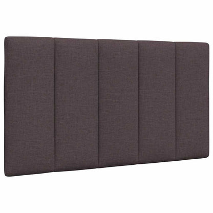 Letto con Materasso Hanko Marrone Scuro 80x200 cm in Tessuto | homemem39