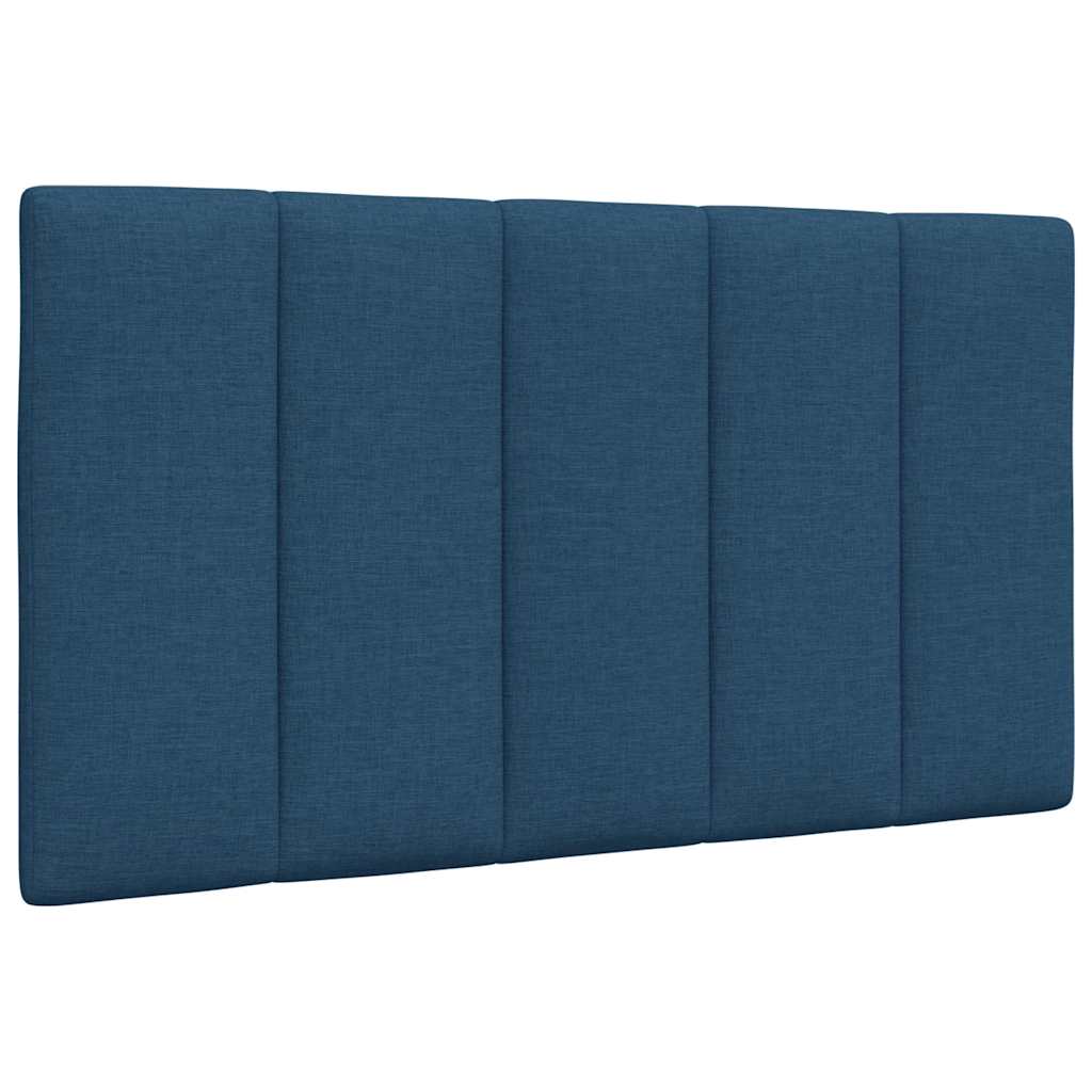 Letto con Materasso Hanko Blu 90x190 cm in Tessuto