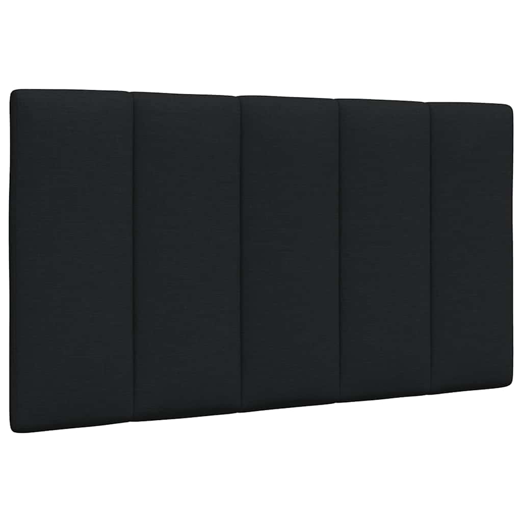 Letto con Materasso Hanko Nero 90x200 cm in Tessuto