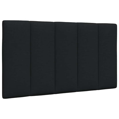 Letto con Materasso Hanko Nero 90x200 cm in Tessuto