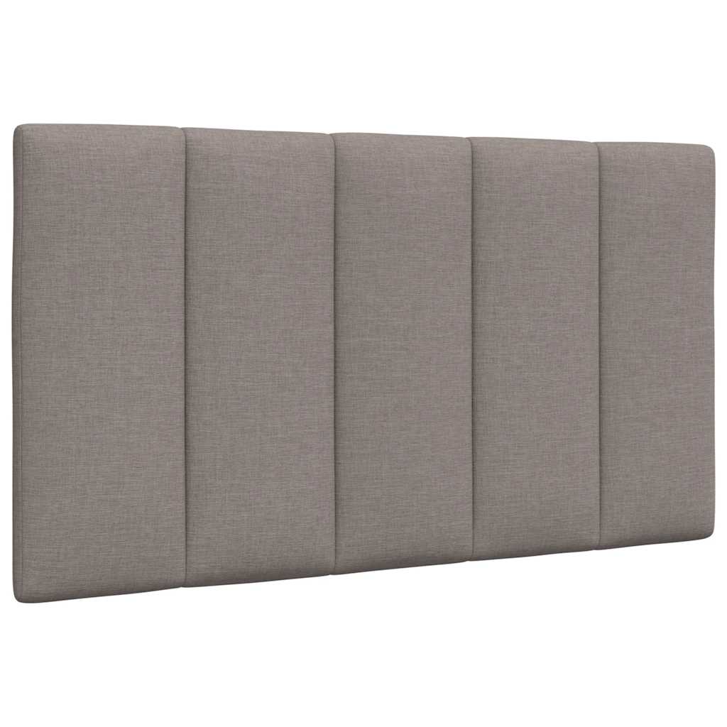 Letto con Materasso Hanko Tortora 90x200 cm in Tessuto
