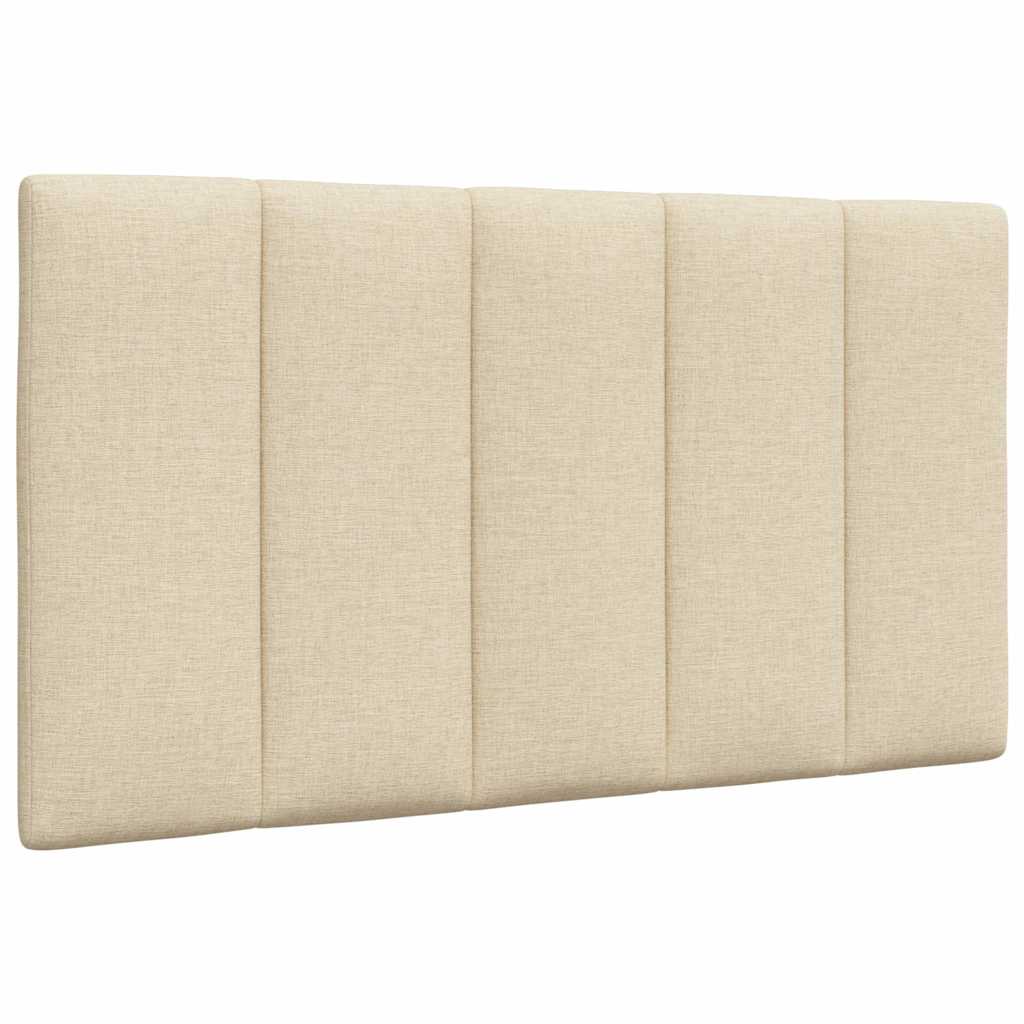 Letto con Materasso Hanko Crema 90x200 cm in Tessuto