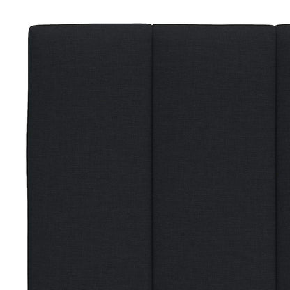 Letto con Materasso Hanko Nero 100x200 cm in Tessuto | homemem39