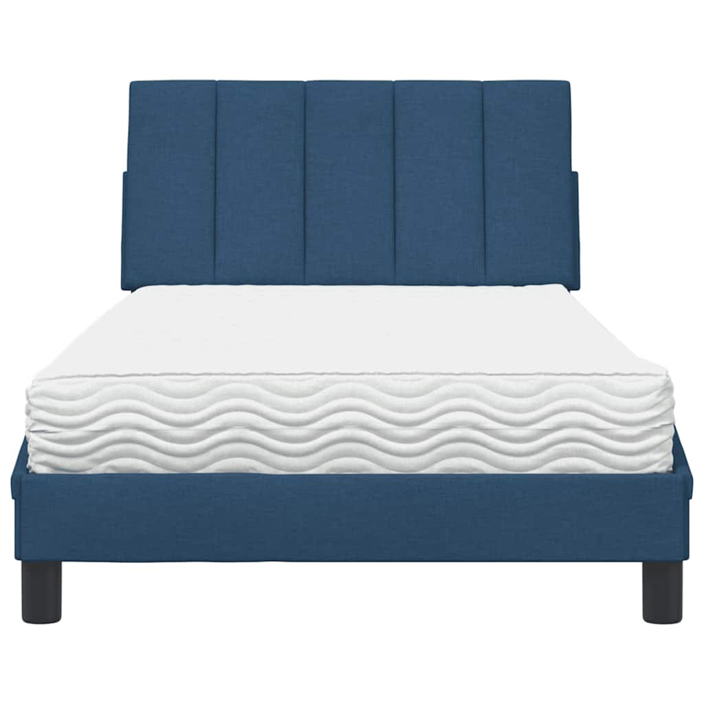 Letto con Materasso Blu 100x200 cm in Tessuto - homemem39