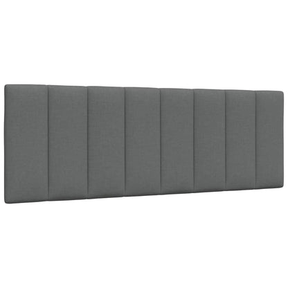 Letto con Materasso Hanko Grigio Scuro 140x190 cm Tessuto