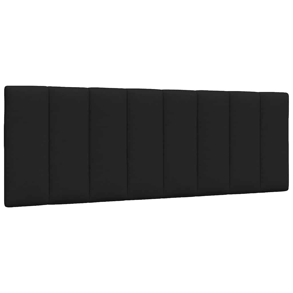 Letto con Materasso Hanko Nero 140x190 cm in Tessuto