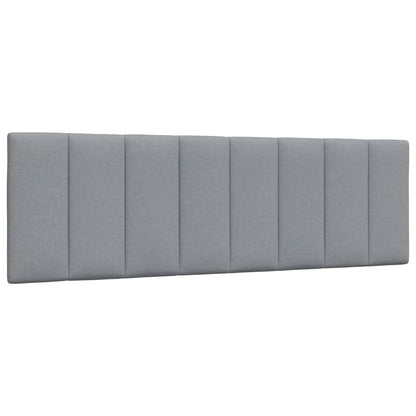 Letto con Materasso Grigio Chiaro160x200 cm Tessuto - homemem39
