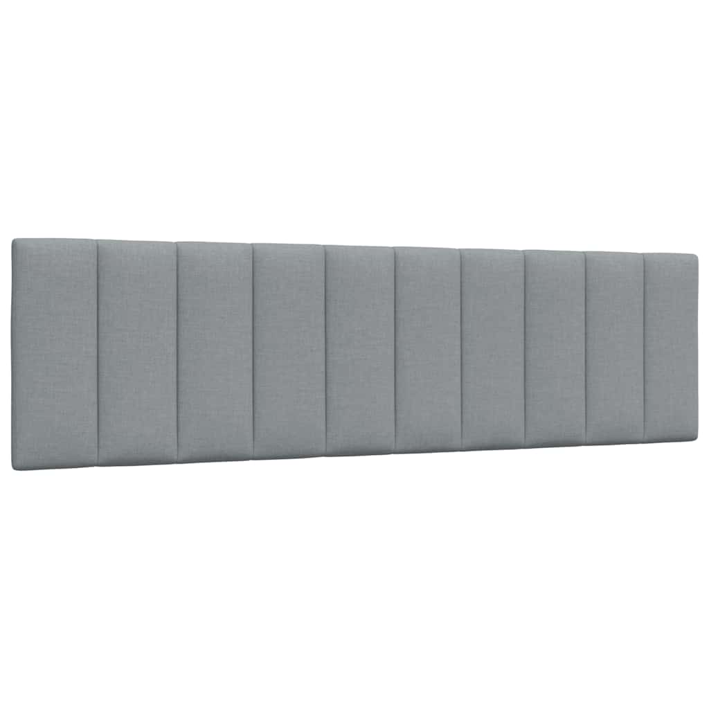 Letto con Materasso Grigio Chiaro180x200 cm Tessuto - homemem39