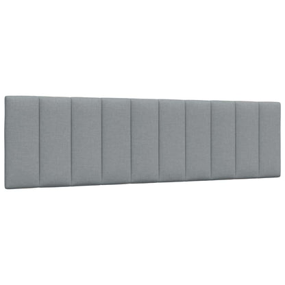 Letto con Materasso Grigio Chiaro180x200 cm Tessuto - homemem39