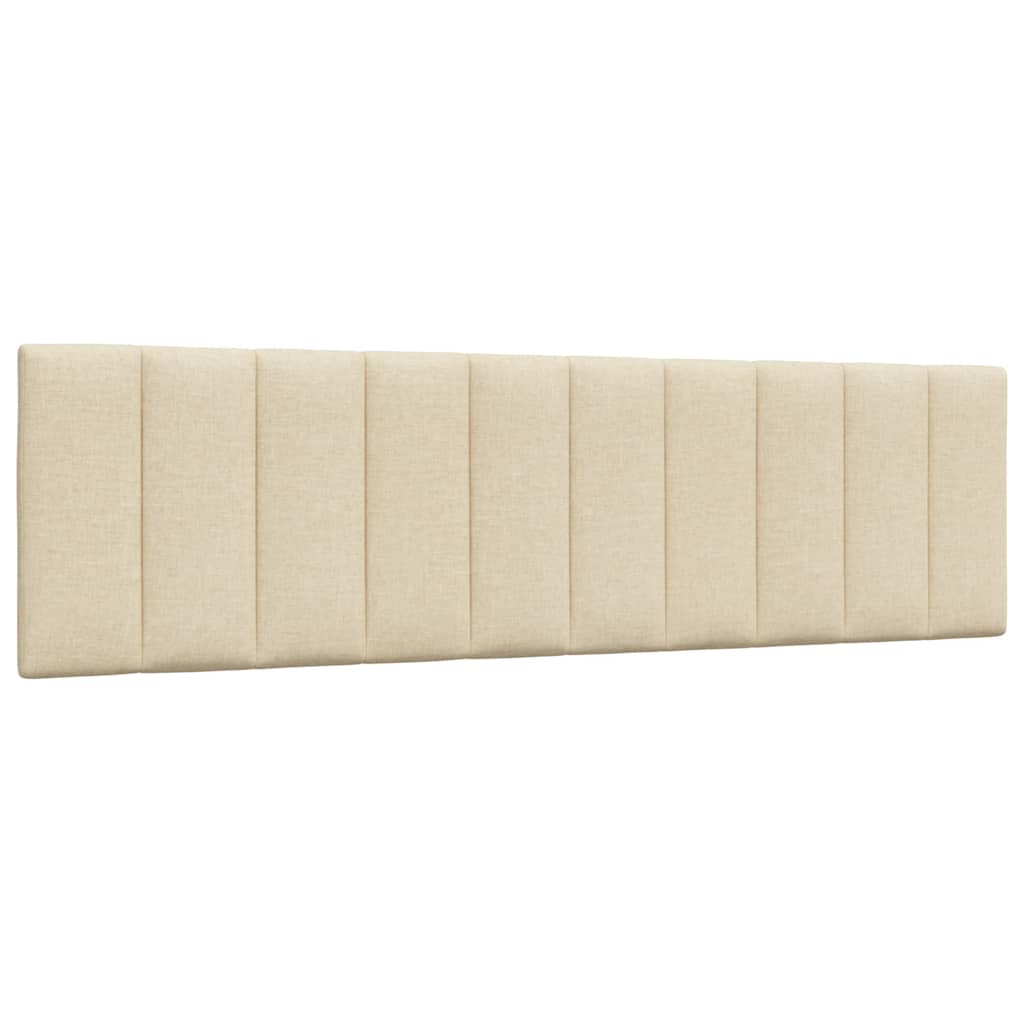 Letto con Materasso Hanko Crema 180x200 cm in Tessuto | homemem39