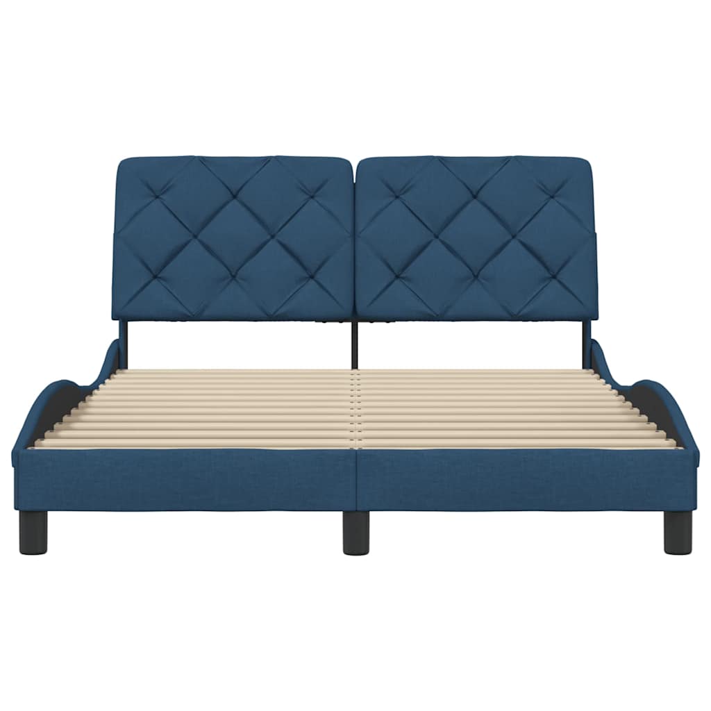 Giroletto senza Materasso Blu 140x200 cm in Tessuto - homemem39