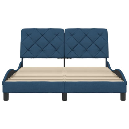 Giroletto senza Materasso Blu 140x200 cm in Tessuto - homemem39