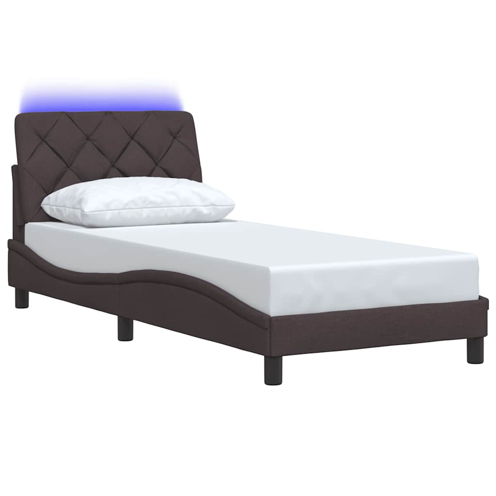 Giroletto con LED senza Materasso 90x190 cm Tessuto | homemem39