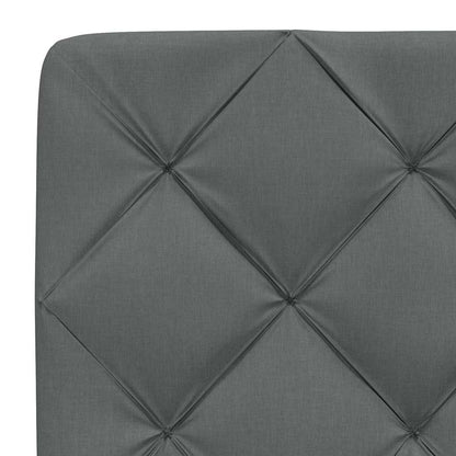 Giroletto con LED senza Materasso Grigio Scuro 120x200 cm