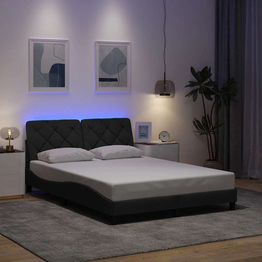Giroletto con LED senza Materasso Grigio Scuro 120x200 cm - homemem39