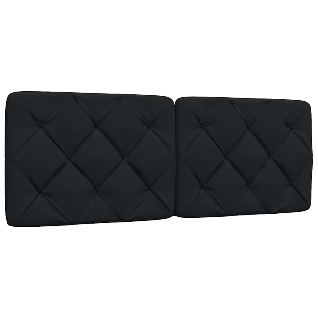 Giroletto con LED senza Materasso Nero 120x200 cm Tessuto